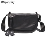 Weiyinxing Brand Solid Color Cow Leather Women Shoulder Crossbody Bags 2023 Fashion Ladies Handbags Genuine Leather Female Tote Sac