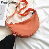 Weiyinxing Color Chest Bag For Women Large Capacity Travel Crossbody Female Half Moon Belt Bag Ladies Daily Street Fanny Packs 2023