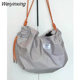 Weiyinxing Women Casual Nylon Big Tote Bag Lightweight Large Capacity Handbag Ladies Shopping Crossbody Bag