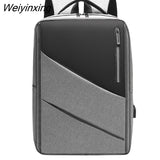 Weiyinxing Bag Men Laptop Rucksack Travel Backpack Women Large Capacity Business USB Charge College Student School Shoulder Bags