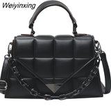 Weiyinxing Luxury Handbags Women's Shoulder Bags Fashion Quality Pu Leather Ladies Messenger Purses Classic Female Crossbody Bag