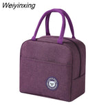 Weiyinxing Bags Portable Zipper Thermal Bag Lunch Bag For Women Portable Fridge Bag Lunch Box Tote Thermal Food Door Bag