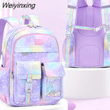 Weiyinxing School Backpacks Waterproof School Bags For Girls Kids Primary Princess Kawaii Crossbody Backpack For 1 Grade Designer