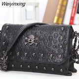 Weiyinxing FASHION Vintage Casual Small Crossbody Bags for Women Messenger Bags Chic Luxury Shoulder Bags Skull Purses and Handbags