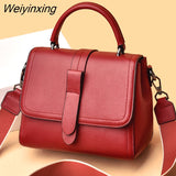 Weiyinxing Quality Genuine Leather Women Shoulder Crossbody Bags 2023 Luxury Designer Female Handbag Fashion Lady Cow Leather Tote Sac