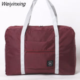 Weiyinxing New Nylon Foldable Travel Bags Unisex Large Capacity Bag Luggage Women WaterProof Handbags Men Travel Bags