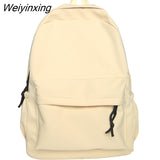 Weiyinxing Women Laptop Purple College Bag Lady Kawaii Nylon Book Backpack Fashion Cute Girl Travel Bag Cool Female School Backpacks