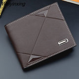 Weiyinxing Men Wallets Male PU Leather Purses Bifold Slim Card Holders High Quality Long Purse Portable Multi-card Position Money Bag