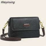 Weiyinxing Cow Leather Tote Bag Women Bags 2023 Fashion Women Shoulder Bags Genuine Leather Small Handbags Casual Ladies Crossbody Bag