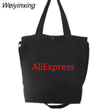 Weiyinxing New Women Handbags Shoulder Bags Solid Color Canvas Simple Folding Bucket Female Storage Tote Bag Ladies Daily Bags Pouck
