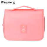 Weiyinxing Quality Women Makeup Bags Travel Cosmetic Bag Toiletries Organizer Waterproof Storage Neceser Hanging Bathroom Wash Bag