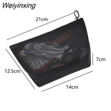 Weiyinxing Makeup Organizer Storage Pouch Casual Zipper Toiletry Wash Bags Make Up Women Travel Cosmetic Bag Transparent