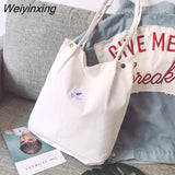 Weiyinxing for Women 2023 Corduroy Shoulder Bag Reusable Shopping Bags Casual Tote Female Handbag for A Certain Number of Dropshipping