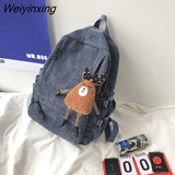 Weiyinxing Cute Women Corduroy Backpack Schoolbag For Teenage Girls Boys Book Laptop Rucksack Mochila Female Travel Schoolbag