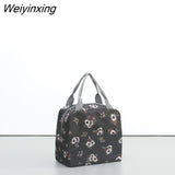 Weiyinxing Lunch Bag New Thermal Insulated Lunch Box Tote Cooler Handbag Bento Pouch Dinner Container School Food Storage Bags