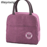 Weiyinxing Insulated Bag Lunch Box Lunch Bags For Women Portable Fridge Bag Tote Cooler Handbags Kawaii Food Bag for Work