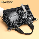 Weiyinxing Brand Leather Handbag Women Bags 2023 Luxury Large Capacity Ladies Shoulder Messenger Bag Designer Female Crossbody Tote