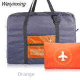 Weiyinxing Men WaterProof Travel Bag For Suit Nylon Large Capacity Women Bag Foldable Travel Bags Hand Luggage Packing Cubes Organizer Set