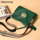 Weiyinxing Leather Bags for Women Luxury Designer Handbags Imitation Brands Female Shoulder Bag Ladies Clutch Crossbody Hand Bags