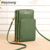 Weiyinxing Multi Functional Women Bag Touch Screen Mobile Bag Wallet Casual Fashion Outdoor One Shoulder Messenger Bags for Women 2023