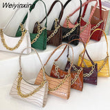 Weiyinxing Casual Women's Totes Shoulder Bag Fashion Exquisite Shopping Bag PU Leather Chain Handbags for Women 2023 Free Shipping