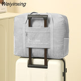 Weiyinxing Oxford Cloth Travel Bags Multi Functional Large Capacity Storage Bag Women Handbag Foldable Convenient Travel Bag