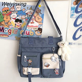 Weiyinxing Waterproof Back Pack Women Cute Large-capacity Crossbody Bags Portable Travel Bag Female Small Badge Сумка-мессенджер