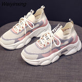 Weiyinxing Sneakers Running Shoes for Women Casual Shoes Women 2023 New Female Breathable Chunky Antislip Light Zapatos De Mujer