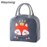 Weiyinxing Kawaii Lunch Bags For Girls Kids Children Women Thermal Insulated Lunch Box Tote Food Cooler Bag Milk Bottle Pouch