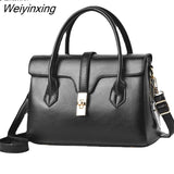 Weiyinxing FASHION Solid Shoulder Bags for Women Designer Purses and Handbags Chic Luxury Crossbody Bags Minimalist Vintage Tote Bags