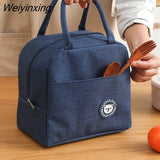 Weiyinxing Bags Portable Zipper Thermal Bag Lunch Bag For Women Portable Fridge Bag Lunch Box Tote Thermal Food Door Bag