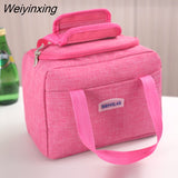 Weiyinxing Box Bag Waterproof Thermal Bag Oxford Fabric Portable Thermal Insulated Cation Picnic Food Box Women Tote Storage Ice Bags