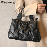 Weiyinxing Warm New Fashion Space Handbag Nylon Cotton Casual Tote Bags For Women Large Capacity Commuter Handbag Female Underarm bag