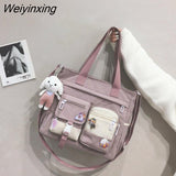 Weiyinxing Waterproof Back Pack Women Cute Large-capacity Crossbody Bags Portable Travel Bag Female Small Badge Сумка-мессенджер