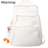 Weiyinxing Cool New College Backpack Fashion Women Laptop Book Bag Girl Travel School Bag Ladies Kawaii Trendy Cute Backpack Student