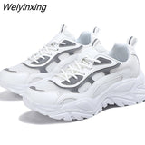 Weiyinxing Sneakers Women Vulcanize Shoes New Female Black White Platform Thick Sole Running Casual Ladies Shoes Tenis Feminino