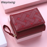 Weiyinxing for Women Kawaii Cute Wallet Luxury Designer Lady Wallet Pink Purse Womens Wallet Small Women Leather Wallet Coin Purse