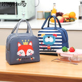 Weiyinxing Portable Fridge Thermal Bag Women Children's School Thermal Insulated Lunch Box Tote Food Small Cooler Bag Pouch