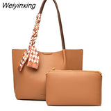 Weiyinxing Soft Leather Handbags Designer Retro Crossbody Bags for Women 2023 New Large Capacity Ladies Shoulder Messenger Bag Sac