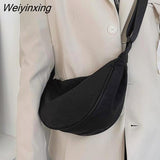 Weiyinxing Crossbody Bags for Women Half Moon Belt Bag Ladies Handbags Messenger Bag Female Chest Bag Teen Daily Street Fanny Packs