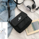 Weiyinxing Crossbody Bags for Girls Cute Handbags Shoulder Cross Canvas Bag Teen Women Messenger Bag Pouch Ladies Hand Bags Purses