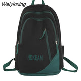 Weiyinxing Lady Waterproof College Backpack Girl Boy Nylon School Bag Men Women Laptop Backpack Fashion Female Leisure Travel Book Bag