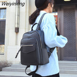 Weiyinxing New 2023 Women Leather Backpacks Fashion Shoulder Bag Female Backpack Ladies Travel Backpack Mochilas School Bags For Girls