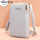 Weiyinxing Multi Functional Women Bag Touch Screen Mobile Bag Wallet Casual Fashion Outdoor One Shoulder Messenger Bags for Women 2023