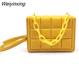 Weiyinxing for Women Bagute Bags Pu Leather Ladies Crossbody Bags Coin Purses Small Plaid Shoulder Bag Female Underarm Hand Bag