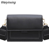 Weiyinxing Color Leather Crossbody Bags For Women 2023 Travel Handbag Fashion Simple Shoulder Messenger Bag Ladies Cross Body Bag