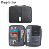 Weiyinxing Travel Wallet Family Passport Holder Creative Waterproof Document Case Organizer Travel accessories Document Bag Cardholder