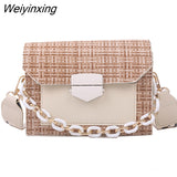 Weiyinxing Strap Shoulder Bags for Women 2023 Designer Lady Handbags and Purses Fashion Chain Messenger Crossbody Bags