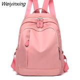 Weiyinxing New Trend Female Oxford cloth Backpack Fashion Women Backpack Anti Theft Laptop Shoulder Bags Girl School Bags Student