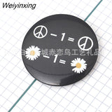 Weiyinxing Your Logo Button Badge Tinplate Badges Maker Personality Cheap Button Badges Custom Button Pins